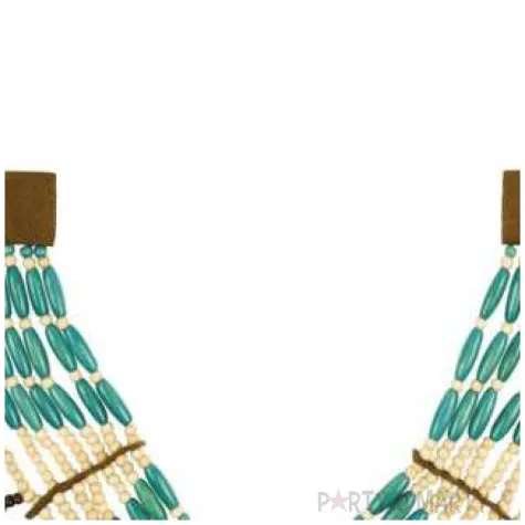 naszyjnik indianskie koraliki turkusowy boland