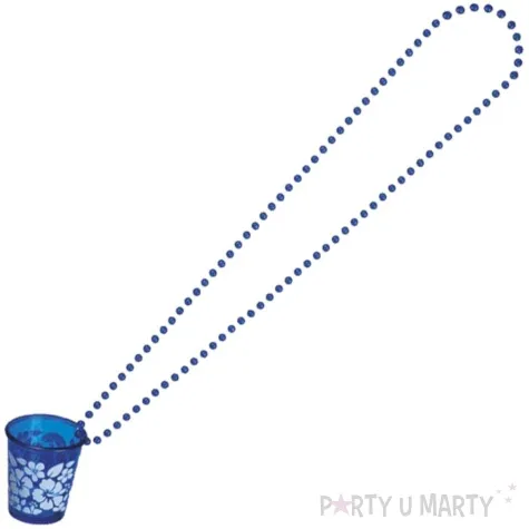 naszyjnik kieliszek do shotow niebieski boland