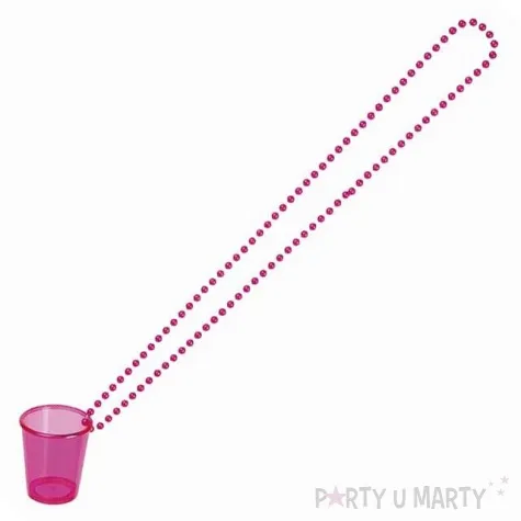 naszyjnik kieliszek do shotow rozowy boland