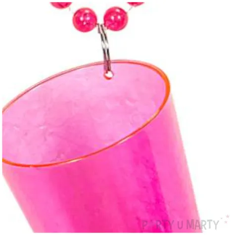 naszyjnik kieliszek shot rozowy widmann