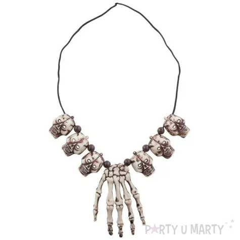 naszyjnik kosci i czaszki funnyfashion