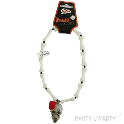 naszyjnik kosci z czaszka