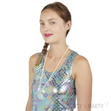 naszyjnik mala syrenka perelki i muszle ptitclown