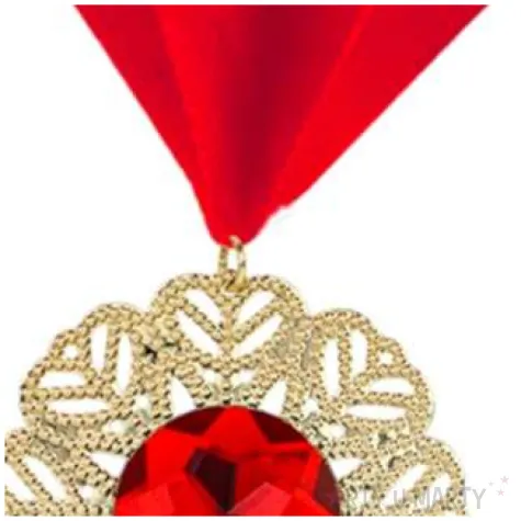 naszyjnik medalion wampira czerwony widmann