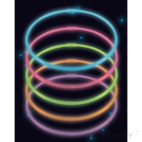 naszyjnik neon glow mix amscan 56 cm 10 szt