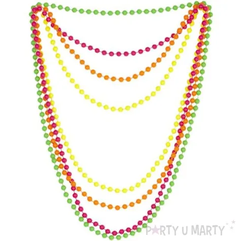 naszyjnik neonowy widmann 4 szt