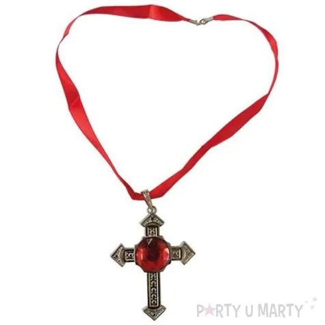 naszyjnik srebrny krzyz funnyfashion