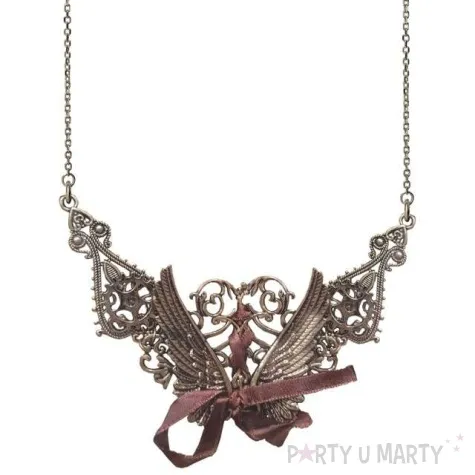 naszyjnik steampunk skrzydla funnyfashion