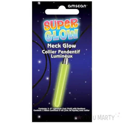 naszyjnik swiecidelko paleczka 5 cm