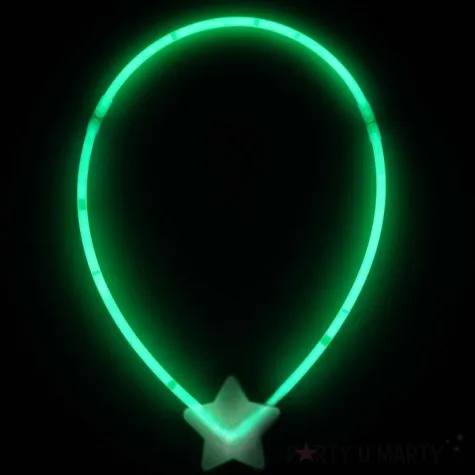 naszyjnik swietlik neon niebieski arpex