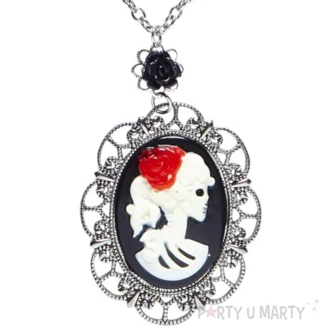 naszyjnik szkielet madame dia de los muertos widmann