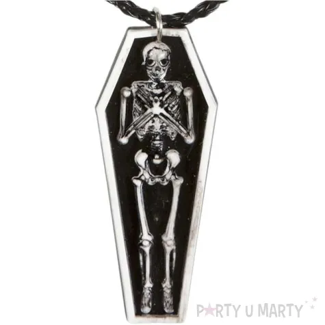 naszyjnik trumna z kosciotrupem widmann