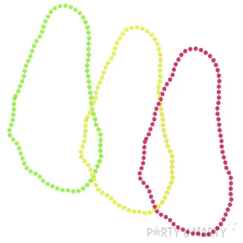 naszyjniki korale neon arpex 3 szt