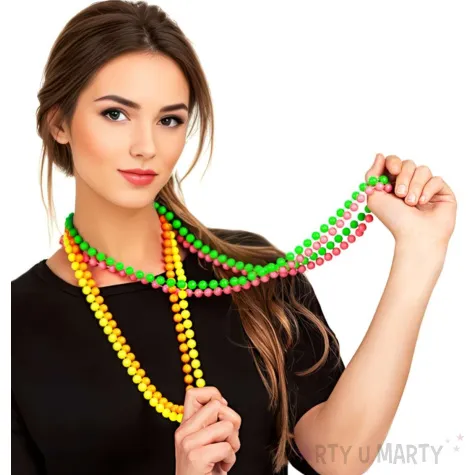 naszyjniki korale neon arpex 3 szt