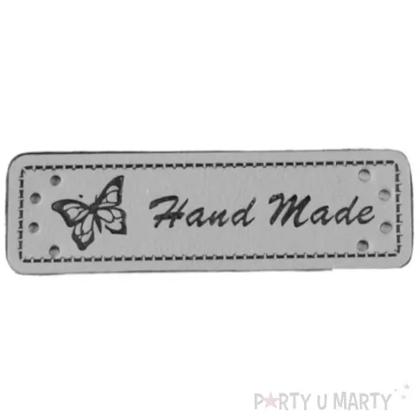 naszywki z ekoskory szare 5 sztuk