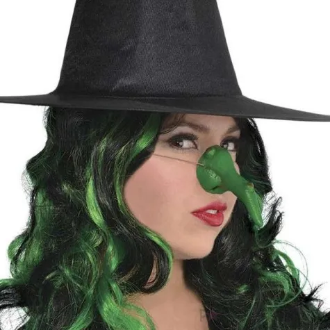 nos czarownica zielony amscan