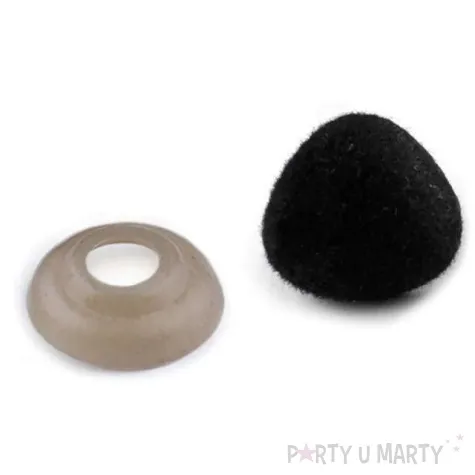 noski bezpieczne aksamitne czarne stoklasa 14x15 mm 5 szt