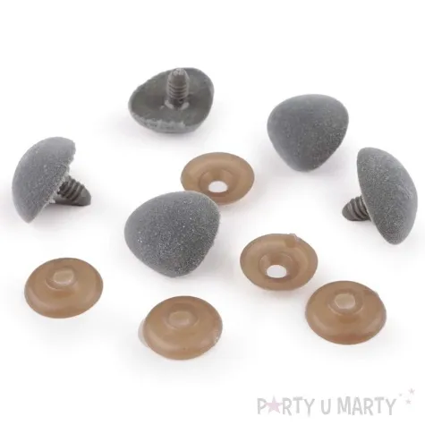 noski bezpieczne aksamitne szary stoklasa 11x14 mm 5 szt