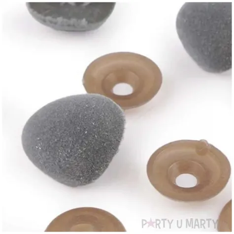 noski bezpieczne aksamitne szary stoklasa 11x14 mm 5 szt