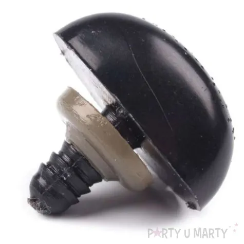 noski bezpieczne okragle czarne stoklasa 18x23 mm 5 szt