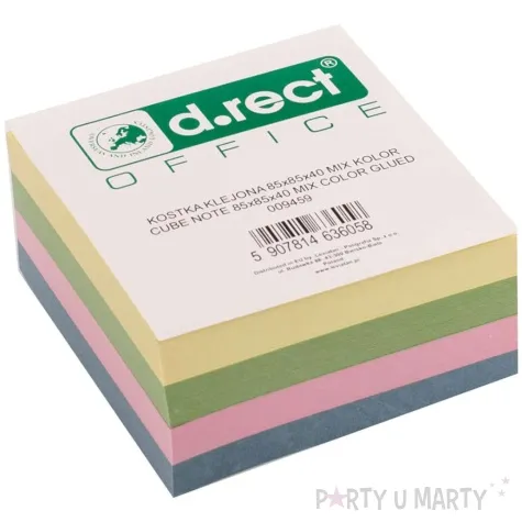 notes kostka klejona mix 85x85x40 d rect 100 szt