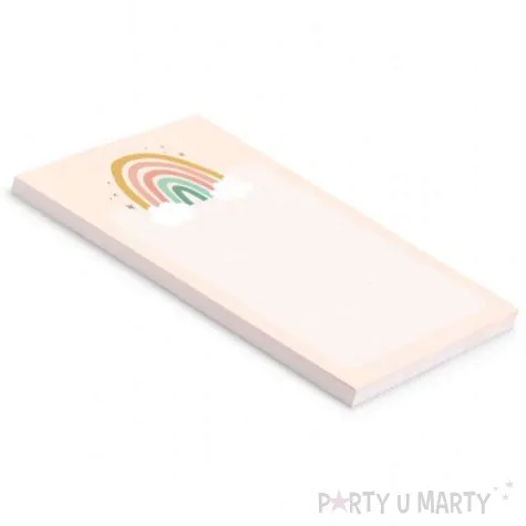 notes tecza pastelowy bez partydeco 40 kart