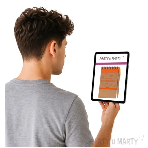 notes z olowkiem eko babcia pomaranczowy giftmania