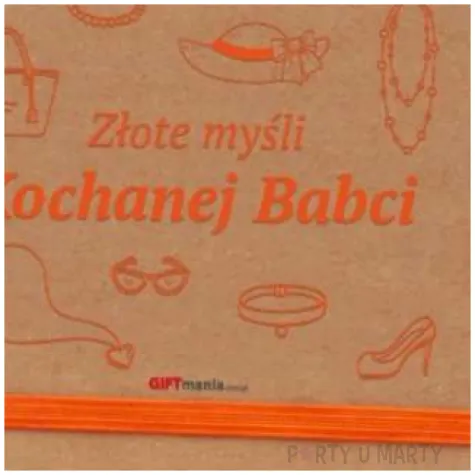 notes z olowkiem eko babcia pomaranczowy giftmania