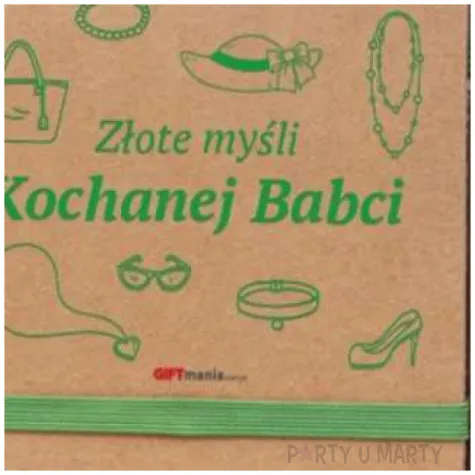 notes z olowkiem eko babcia zielony giftmania