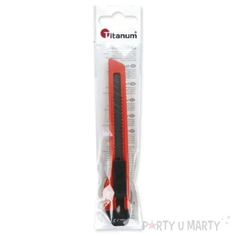 noz do tapet polistyren czerwony titanum 9mm