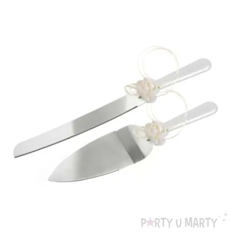 noz i lopatka do ciasta classic partydeco 2szt