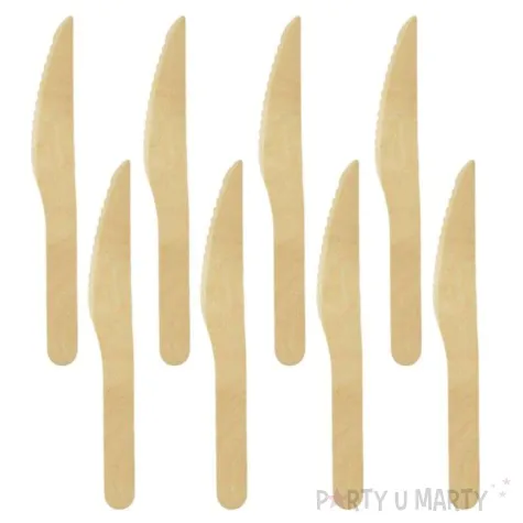 noze drewniane classic eko naturalne arpex 8 szt