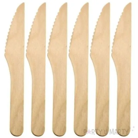 noze drewniane classic naturalne ravi 6 szt