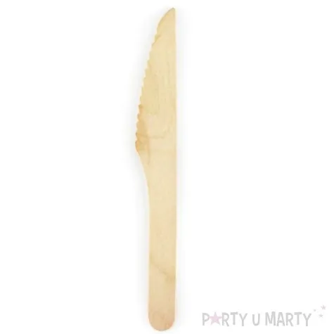 noze drewniane ekologiczne partydeco 16 5 cm 100 szt