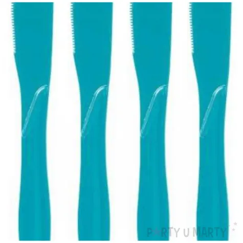 noze plastikowe classic godan turkusowe 18 cm 8 szt