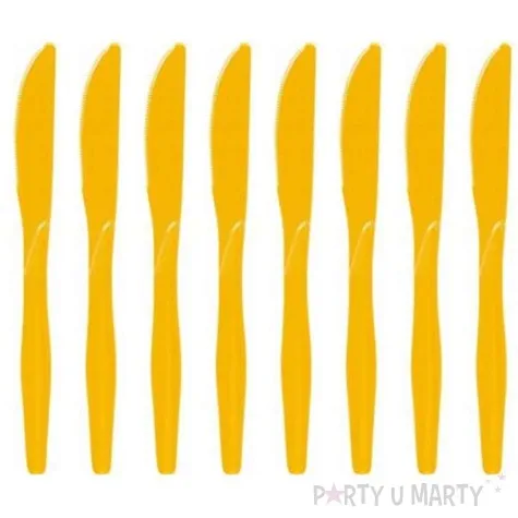 noze plastikowe classic godan zolte 18 cm 8 szt