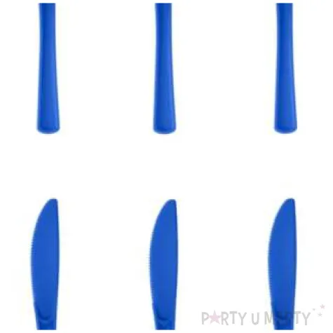 noze plastikowe classic granatowe partypal 10 szt