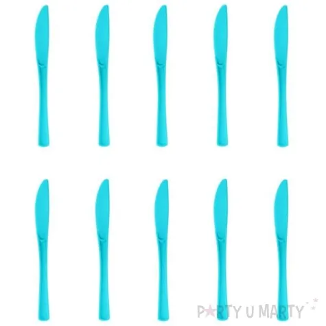 noze plastikowe classic niebieskie partypal 10 szt