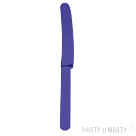 noze plastikowe fioletowe 16 cm 20 szt