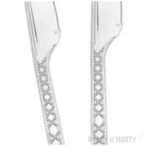 noze plastikowe medium transparentne godan 100 szt