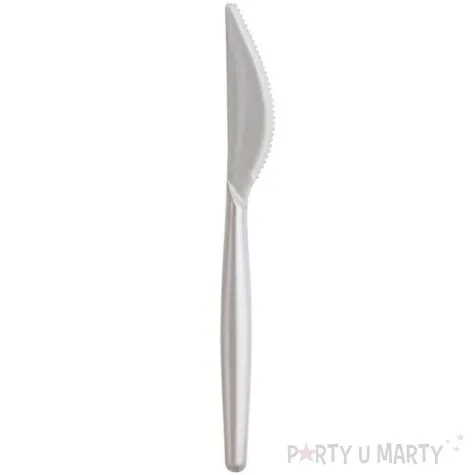 noze plastikowe premium goldplast bialy perlowy 18 5 cm 20 szt