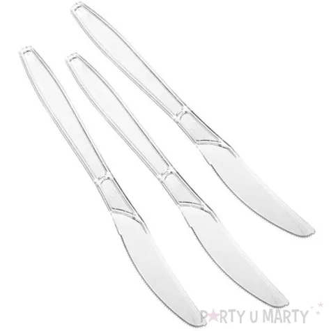 noze plastikowe premium transparentne ravi 6 szt