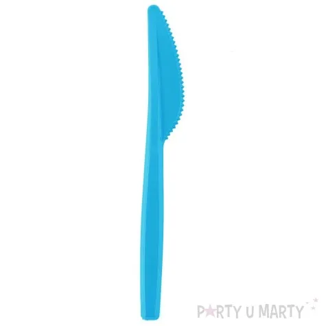 noze plastikowe soczyste kolory niebieski arpex 10 szt