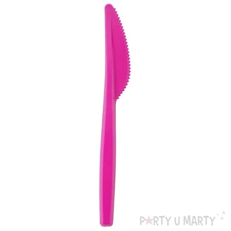 noze plastikowe soczyste kolory rozowy arpex 10 szt