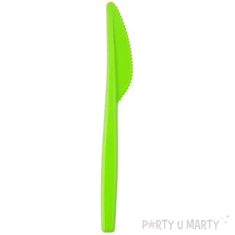 noze plastikowe soczyste kolory zielony arpex 10 szt