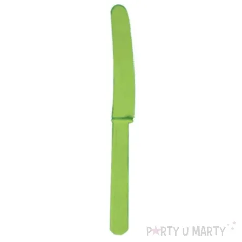 noze plastikowe zielone 16 cm 20 szt