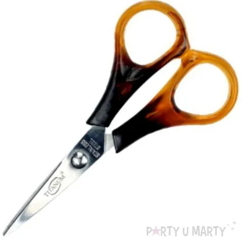 nozyczki classic brazowe titanum 12 cm