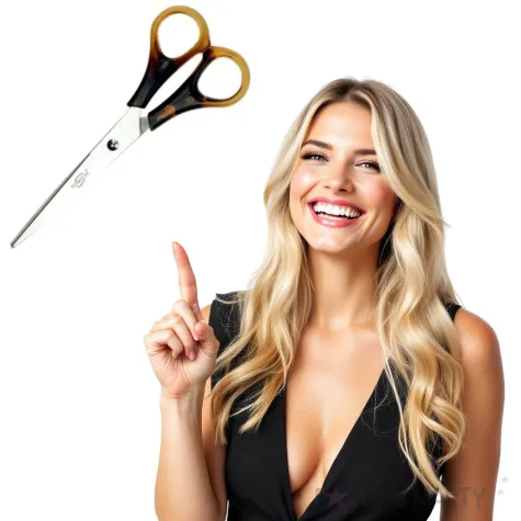 nozyczki classic brazowe titanum 16 cm