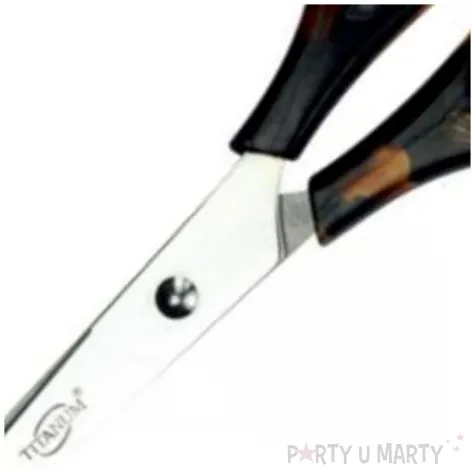 nozyczki classic brazowe titanum 16 cm