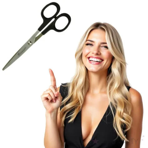 nozyczki classic czarne titanum 17 cm